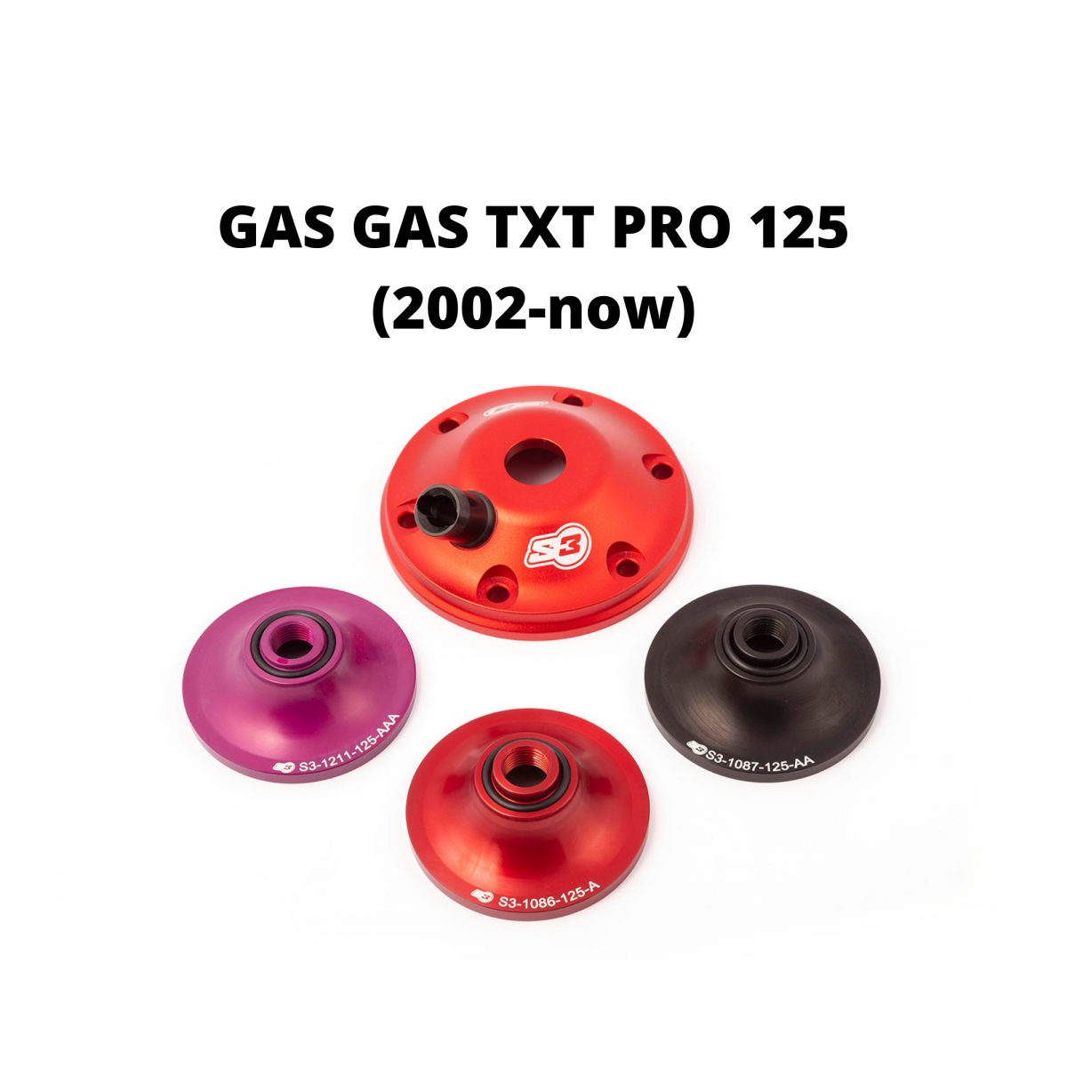 SUPER RACING HEAD KIT GASGAS TXT PRO 125 S3 Parts